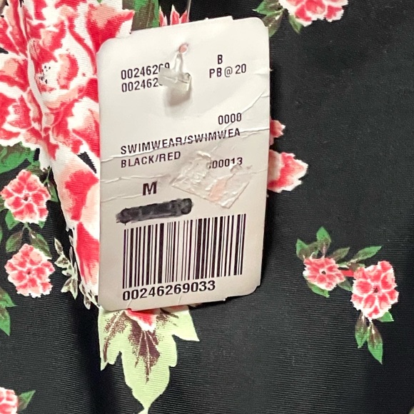 Forever 21 Tie Halter Open Back One Piece Swimsuit. Size Medium NWT - Picture 3 of 3